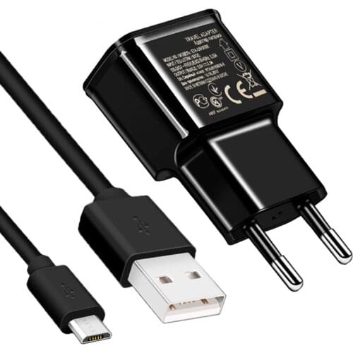 Micro USB Data Sync Charger Adapter Cable For Samsung A7 A5 A3 2017 S4 S3 S6 S7 Edge Redmi 4 4X 5 5A 5V 2A Travel Phone Charger