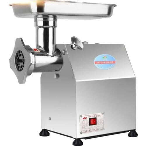 BEIJAMEI 220V1100W Commercial Meat Grinder Electric Mincer Pepper Garlic Crusher Home Stainless Steel Food Processor