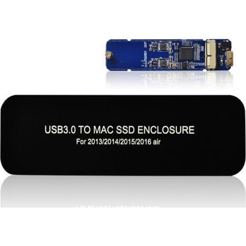 BTBcoin HDD Enclosure External HDD Case USB 3.0 M.2/M2 SSD Case Hard Drive Enclosure for Apple Macbook Pro 2013 2014 2015 2016