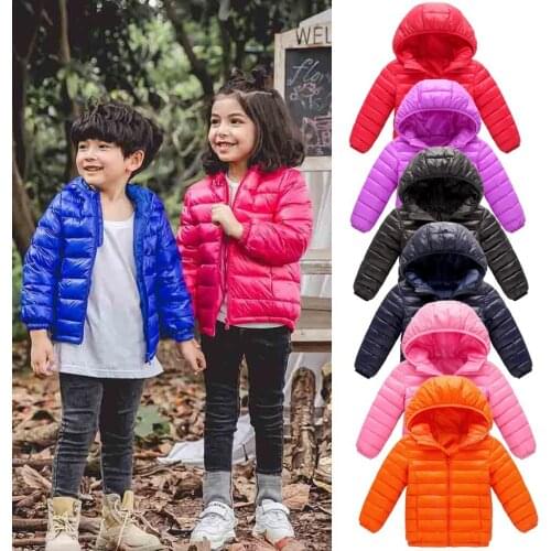 2020 new Spring Children Coat Autumn Kids Jacket Boys Outerwear enfant Coats Baby Clothes girls Lightweight down cotton Clothing