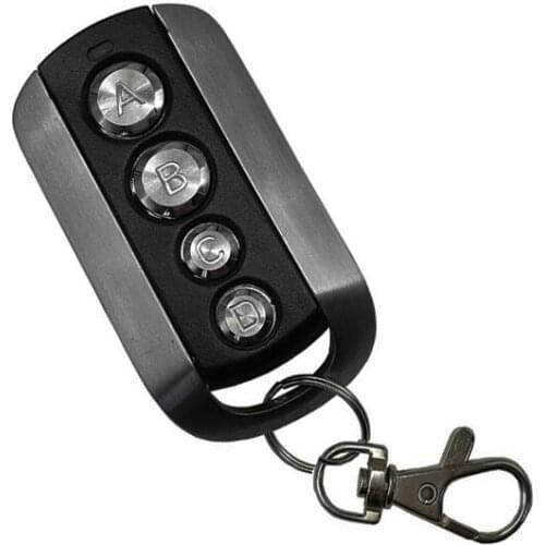 Metal frame ABCD Key 4 CH 4CH RF Transmitter Wireless Remote Control ,315/433.92 MHz,/lamp/ Garage Door/shutters