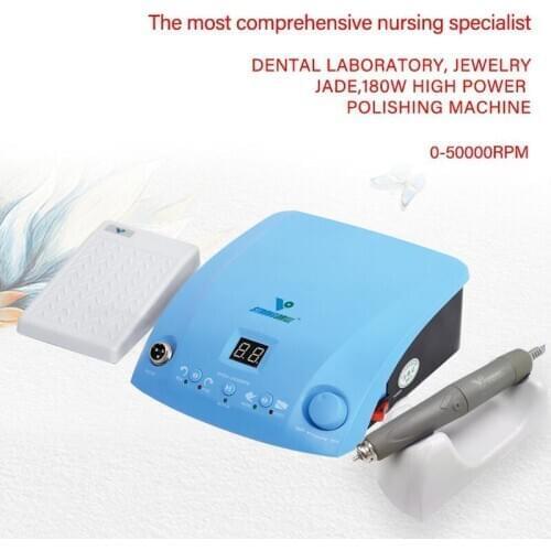 TRONG DRILL Hot free delivery Powerful drill 50000 RPM brushless nail micromotor QZ60 + XM brushless mobile phonenail micromotor