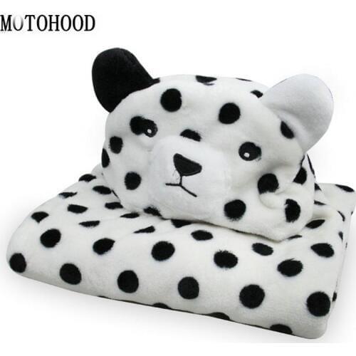 MOTOHOOD Winter Blankets Cartoon Panda Animal Cotton Baby Blankets Newborn Bedding Photography Props Fleece Warm Blanket Swaddle