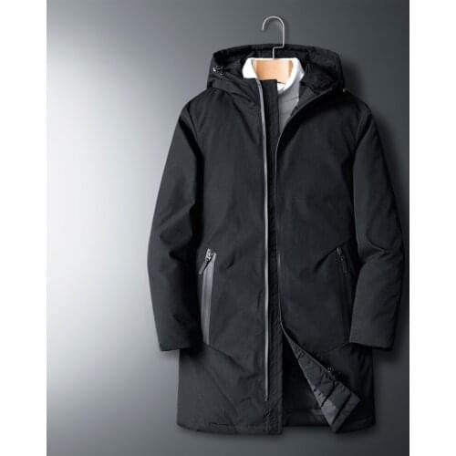 4XL 5XL 6XL 7XL 8XL Mens Fitted Hooded Long Cotton Padded Jacket 2020 Winter Brand Clothing Classic Thick Warm Casual Parkas