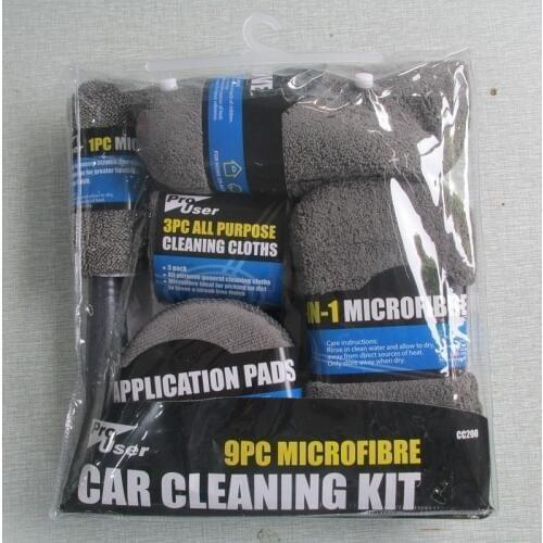 Car and motorcycle wash kit combination household wash towel mop tyre dust brush car cleaner