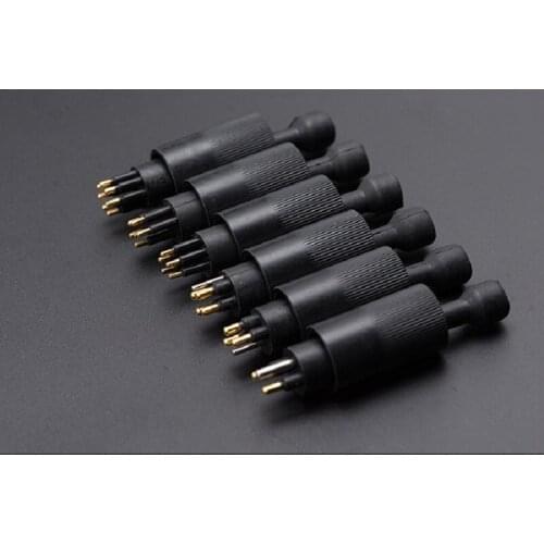 Water-clad plug blocked head water adhesive insert underwater connector underwater plug 400 meters depth