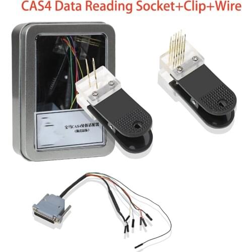 For BMW CAS4 Data Reading Socket + Clip + Wire Suitable For Xhorse VVDI PROG Programmer No Need Disassembling High Quality