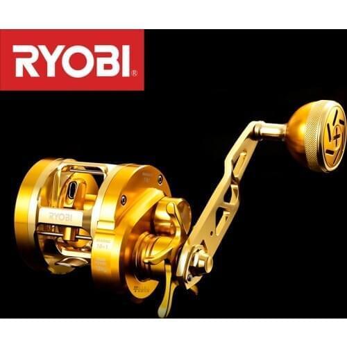 RYOBI VARIUS slow Jigging reel Saltwater fishing reels left/right handle10+1BB max drag 15kg gear ratio 7.0:1 full-metal body
