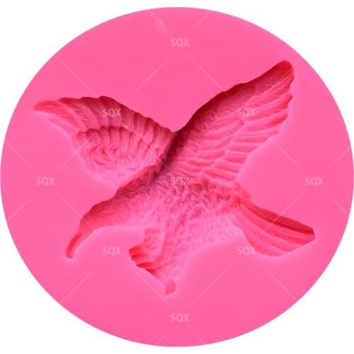 Eagle Shaped Silicone Mold Fondant Mould Cake Decorating Baking Tools Kitchen Accessories SQ15153