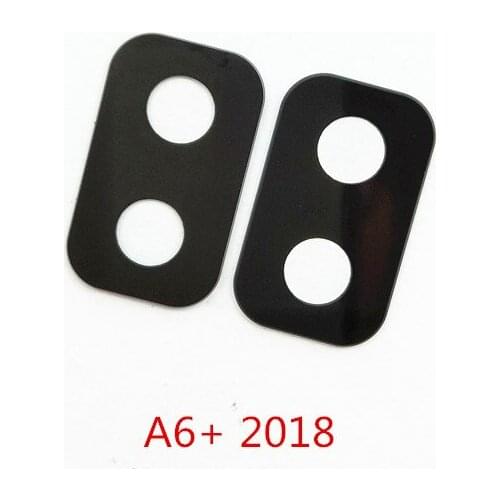 2pcs/lot Rear Back camera glass lens with Adhesive for Samsung Galaxy A6 Plus A6+ (2018)