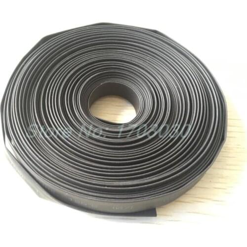 10 Meter 7mm Dia Ratio 2:1 Heat Shrinkable Shrinking Tube Black