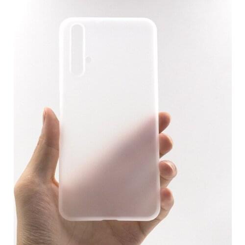 Ultrathin Ultralight case For HUAWEI Glory 20 Case Simple Protector shell Soft PP Phone Back Cover Coque