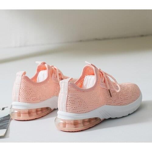 Women Vulcanized Shoes High Quality Women Sneakers Lace-Up Flat Shoes Female Loafers Breathable Light Comfortable Sports Running