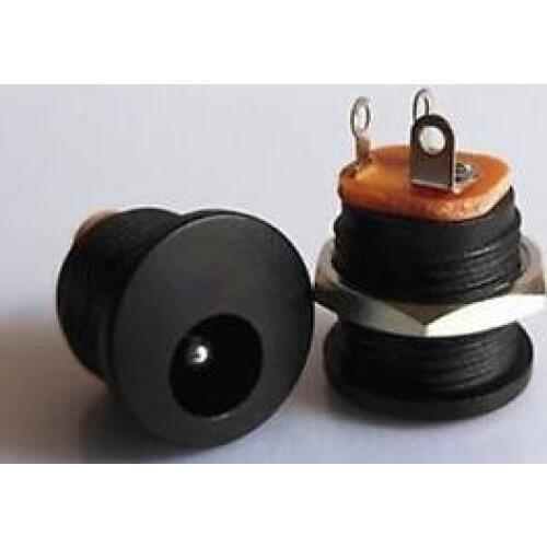 10PCS/LOT High Quality DC Power Socket Jack DC-022 PIN=2.0 3Pin DIP Needle Size Adaptation 5.5mmx2.1mm Power Female Plug