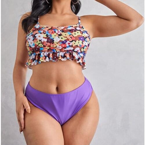 2021 New Plus Size Swimwear，Bikini，Beachwear，Ladies Swimsuit