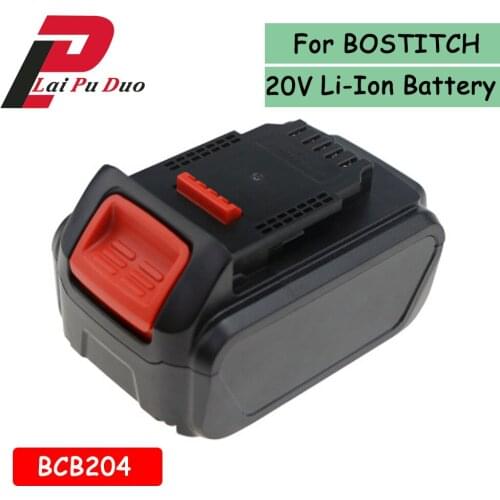 3000mAh 4000mAh 5000mAh 20V Lithium Battery Electrical Tools For BOSTITCH Rechargeable Battery LBXR20 DCB200 BCB204