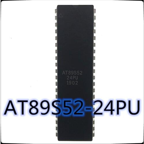 5PCS-20PCS) STARTS AT89S52-24PU DIP-40 AT89S52 DIP40 8-bit flash microcontroller New and original