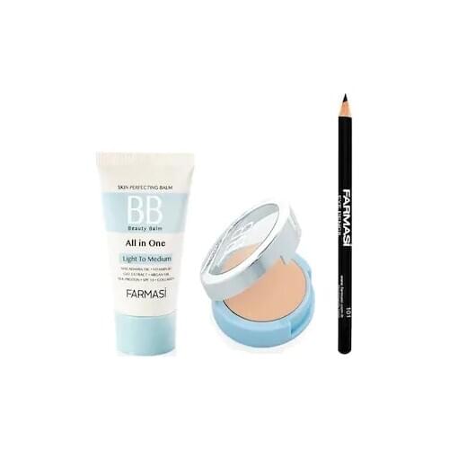 Farmasi BB Foundation-BB Powder-Farmasi Eyeliner pencil Black 101 386763908