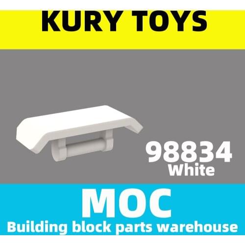 Kury Toys DIY MOC For 98834 Building block parts For Vehicle, Spoiler 2 x 4 with Bar Handle