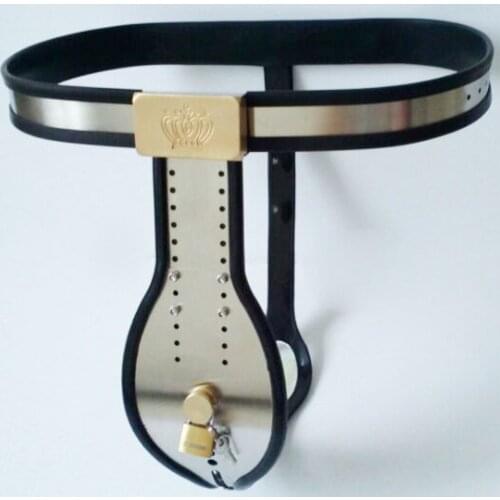 Stainless Steel Male Chastity Belt with Anal Bead Catheter Chastity Lock Cock Cage Penis Rings Sex Toy for Men Gay Penis Cage