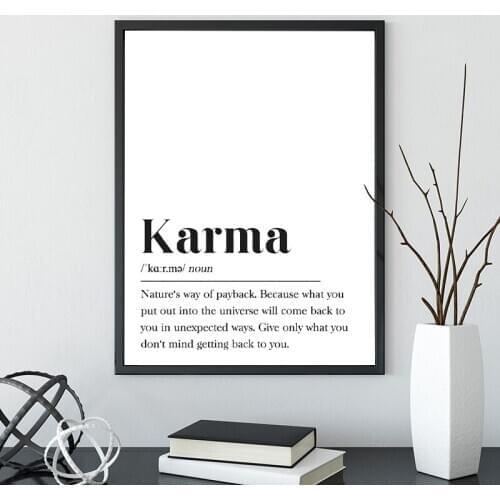 Print Happy Wall Art Canvas Painting Motivation Gift Typography Buddhism Poster Law of Attraction Prints for home wall Decor