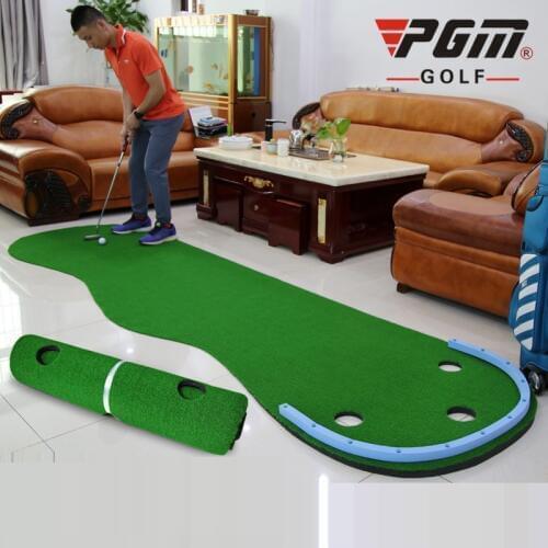 PGM Golf Putting Mat Golf Putter Trainer Green Putter Artificial Grass Carpet Professional Golf Training Aids D0894