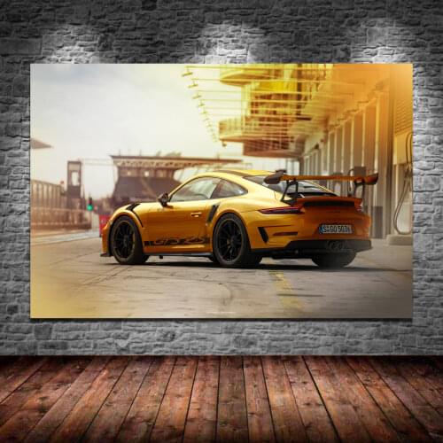 Supercar Posters Porsches 911 GT3 Sport Car Wall Art Picture Prints Modern Canvas Paintings for Living Room Decor