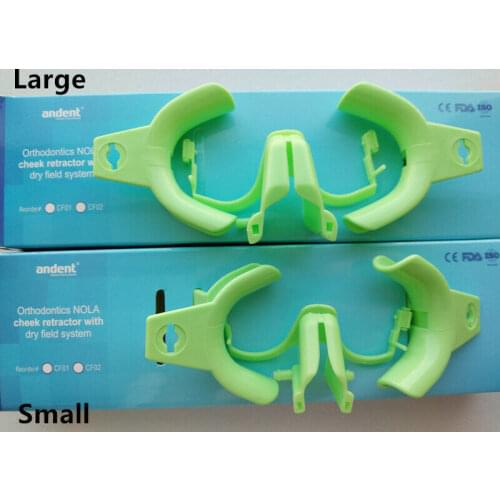 Dental Orthodontic Nola Dry Field System Lip Cheek Retractor Mouth Opener Props Green