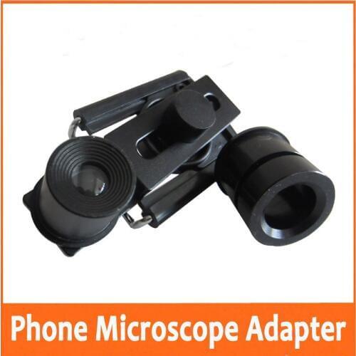 30mm Eyepiece Lens Diameter Universal Mobile Phone Bracket Mount for Medical Lab Laboratory Biological Stereo Microscope
