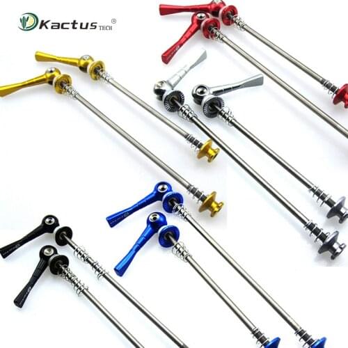 Kactus Bicycle Quick Release Skewers Ultralight Titanium Axis Skewers Front 100 Rear 130/135mm High-strength MTB Road Bike Parts
