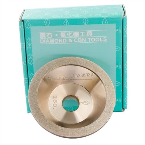 Outer Dia 100mm Diamond Grinding Wheel Cup grinding circles for Tungsten Steel Milling Cutter Tool Sharpener Grinder Accessories