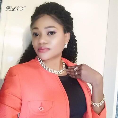 Fani Nigerian Wedding Women Costume Jewelry Sets Wholesale Fashion African Beads Jewelry set Brand Dubai Gold Color Jewelry set