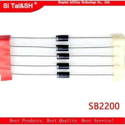 20PCS/LOT SB2200 SR2200 Schottky diode diodes