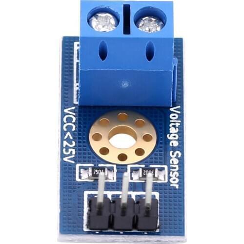 4pcs Voltage Sensor Board Max 25V Voltage Detector Module Voltage Sensor Module Range 3-Terminal Sensor Module