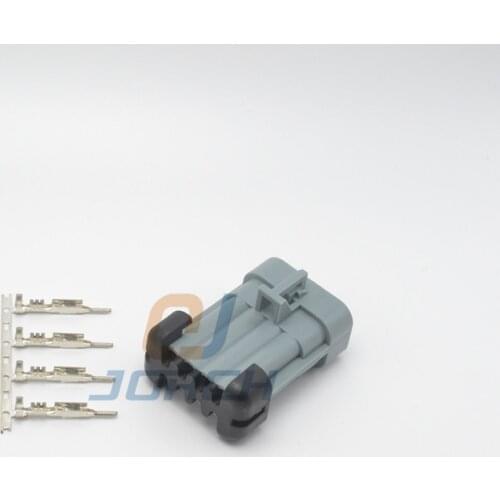 5 sets kit Good appearance Delphi 5 pin way receptacle grey auto motorcycle connector 12052480