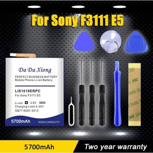 New Arrival Model [ LIS1618ERPC ] Phone Battery for Sony Xperia XA (F3111) E5 F3116 F3112 F3115 F3313 F3311 Phone Battery