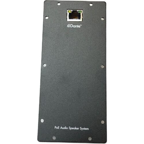 Dante PoE Audio Speaker System Audio IP Network Transmitter PCB Circuit Board I/O with PoE RJ45 for PA System