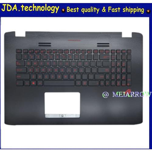 MEIARROW Genuines Top case For ASUS GL752 Series GL752 GL752VL GL752 Palmrest US Keyboard Upper cover