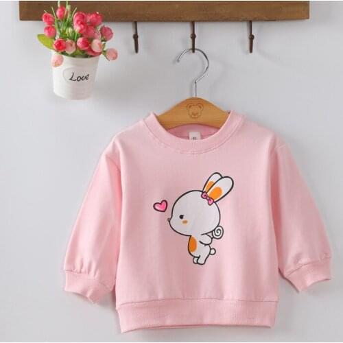Child Girls T-shirt Clothes Clothing Long Sleeve Hoodies 1-4 Years Kids Sweatshirts Tees Baby Letter Tops