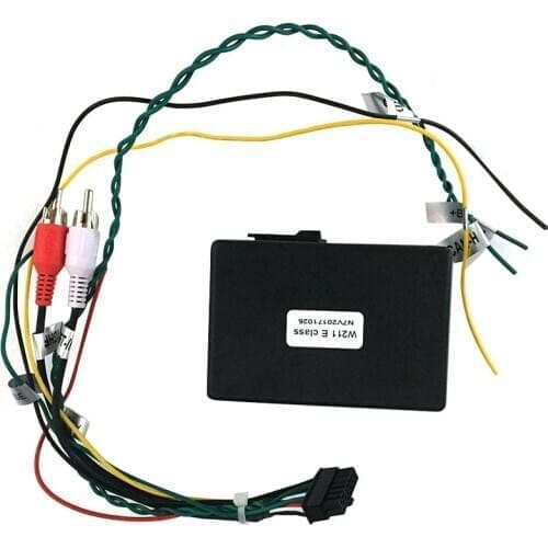 For Mercedes Benz E-Class W211 E200 E220 E230 AUX Car Optical Fiber Decoder Box Amplifier Adapter 2002-2012