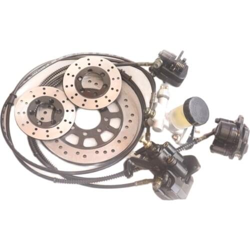 Hydraulic Rear Brake Calipers Pad Assembly System & Brake Disc For Go Kart Part 150cc 250cc ATV Quad Dirt Bike Dune Buggy