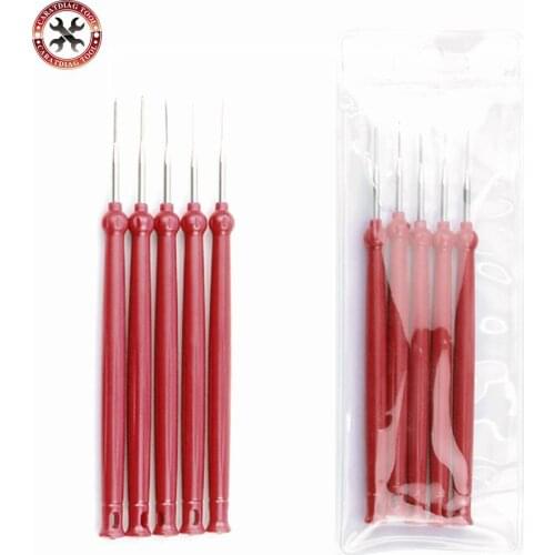 Car Plug Removal Tool Needle Retractor Pick Tool Harness Connection Electrical Wire Puller Terminal Repair Hand Tools Kit 5pcs
