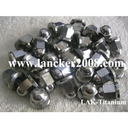 M6 M8 M9 M10 M12 Titanium Hexagon flanged domed cap nut for Motor Gr5