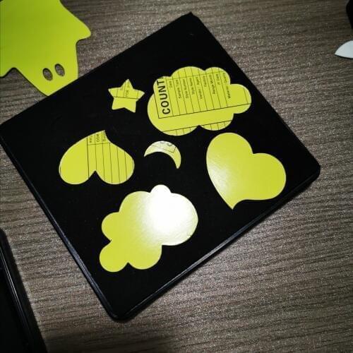 Cloud and hearts wooden steel cutting die SMR-HO0008