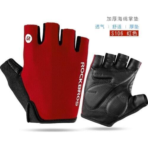 Riding Gloves Half Finger Mens And Womens Non Slip Breathable Mountain Bike Equipment Bicycle Glov