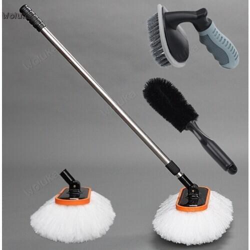 Car cleaning car wash mop long handle retractable soft hair does not hurt car car beauty special tool car brush CD50 Q02
