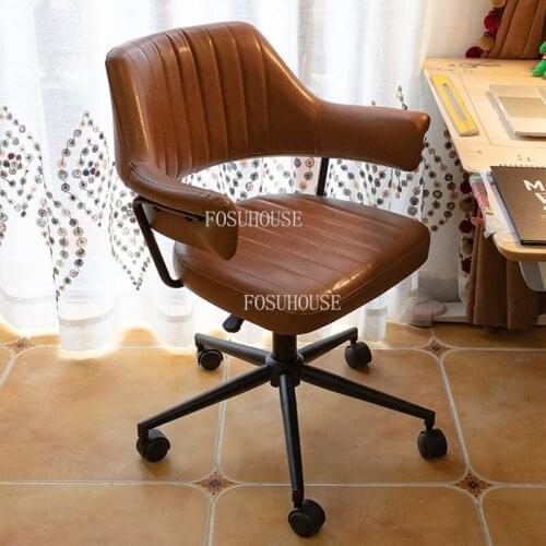 Front Desk Bedroom Backrest Lounge Chair Apartment Hotel Computer Chairs Simple Home Furniture Lifting Swivel Study Office Chair