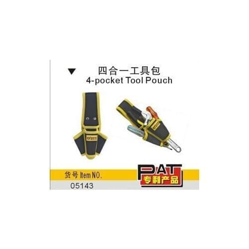 BESTIR Taiwan Made Oxford Composite Material 4-Pocket Waist Pouch Tools Bag,NO.05143