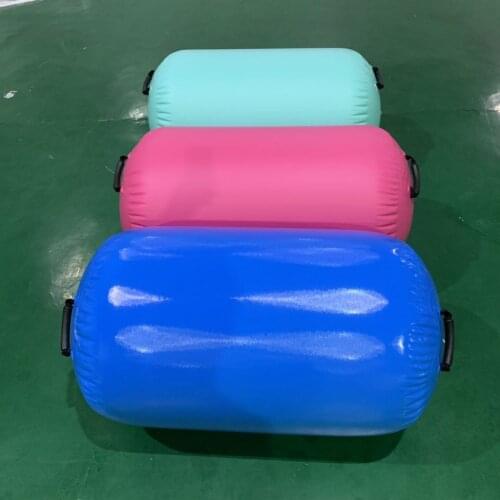 Dia 80cm AirTrack Inflatable Gymnastics Gym Air Mat Floor Home Gymnastics Exercise Inverted Backflip Round Column Tumbling Mat