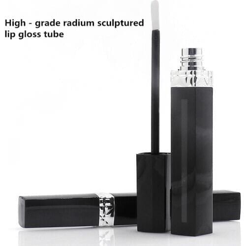 High-grade Radium Sculptured Lip Gloss Tube Container DIY Lip Glaze Tube Empty Refillable Cosmetics Containers